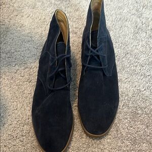 Women’s Franko Sarto Navy Suede Boots